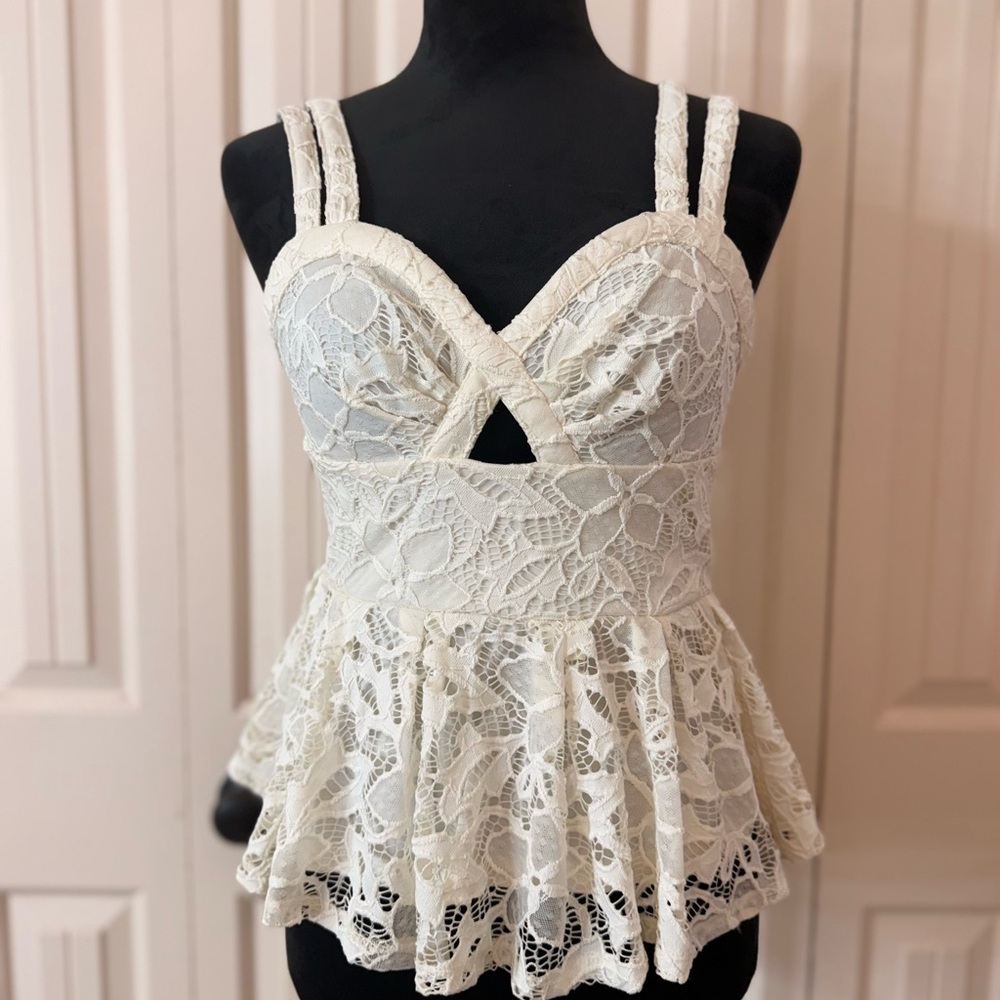 White Lace Top
